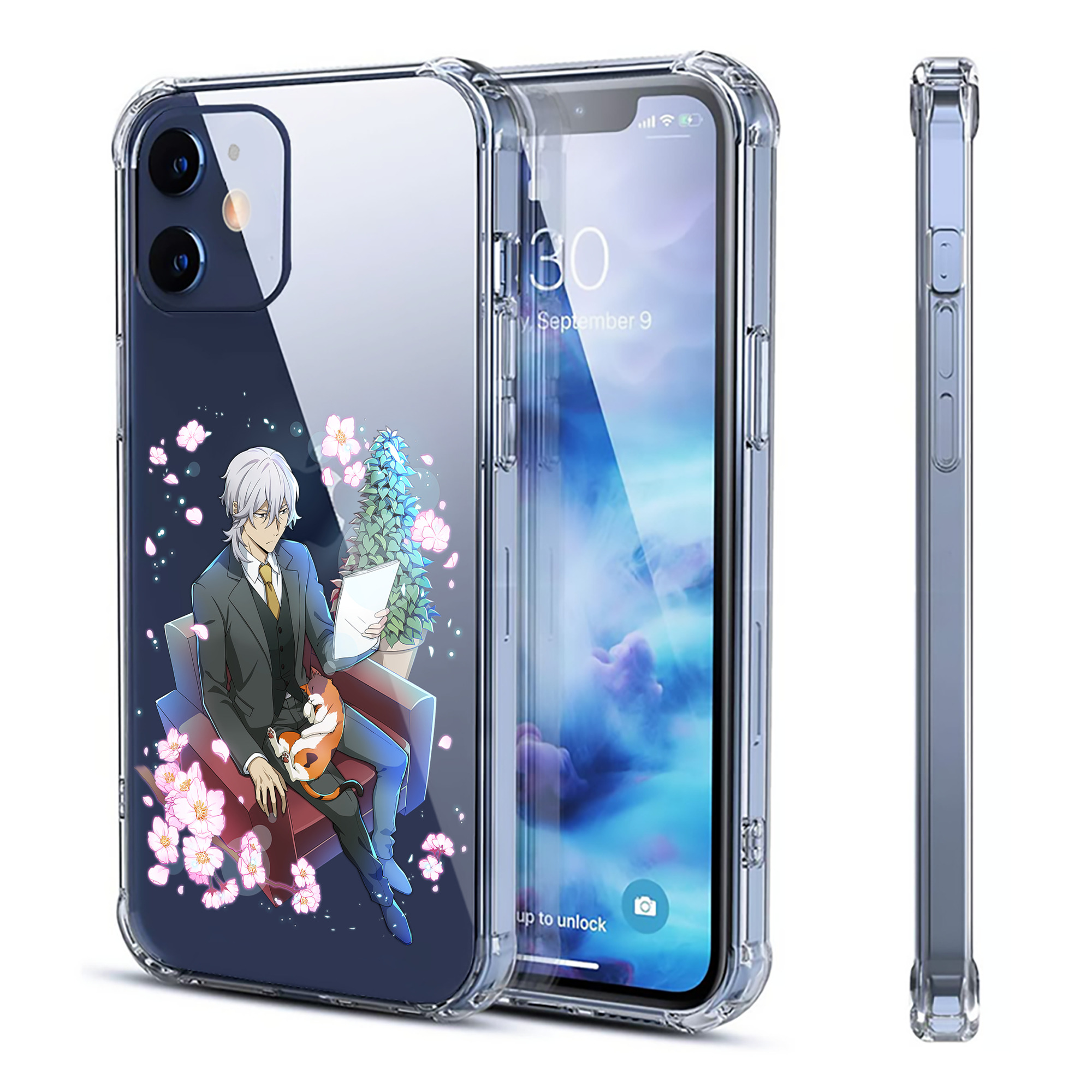 （画像用） 文豪ストレイドッグス Bungo Stray Dogs 【iPhone 12シリーズ対応】透明スマホケース（クリアソフトケース）